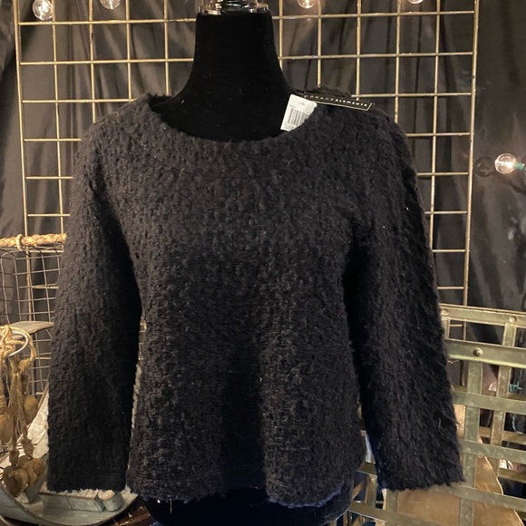 NWT Grace Elements Black Wooly Sweater Size L - Picture 1 of 2